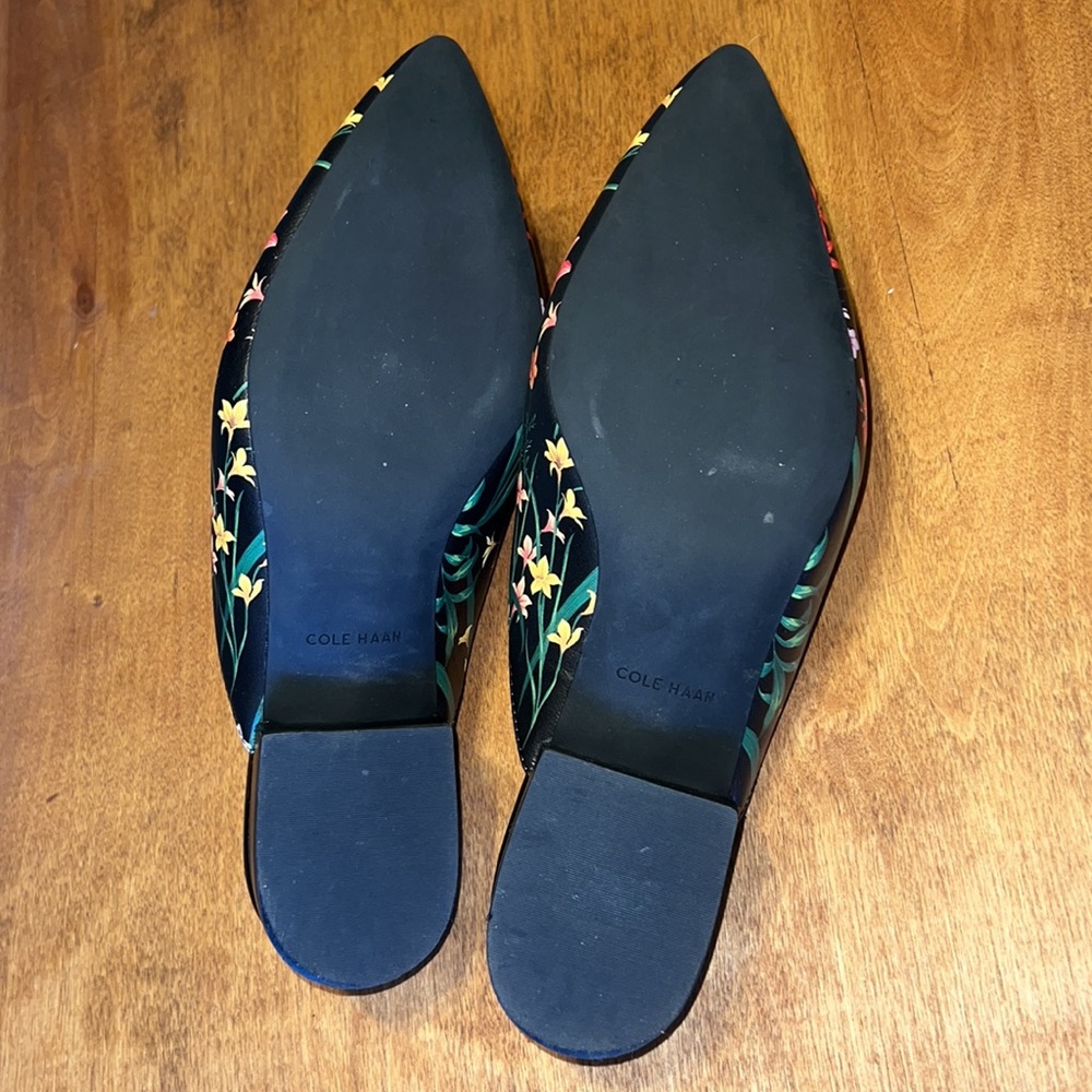Cole Haan Piper Floral Leather Mules - Picture 7 of 7